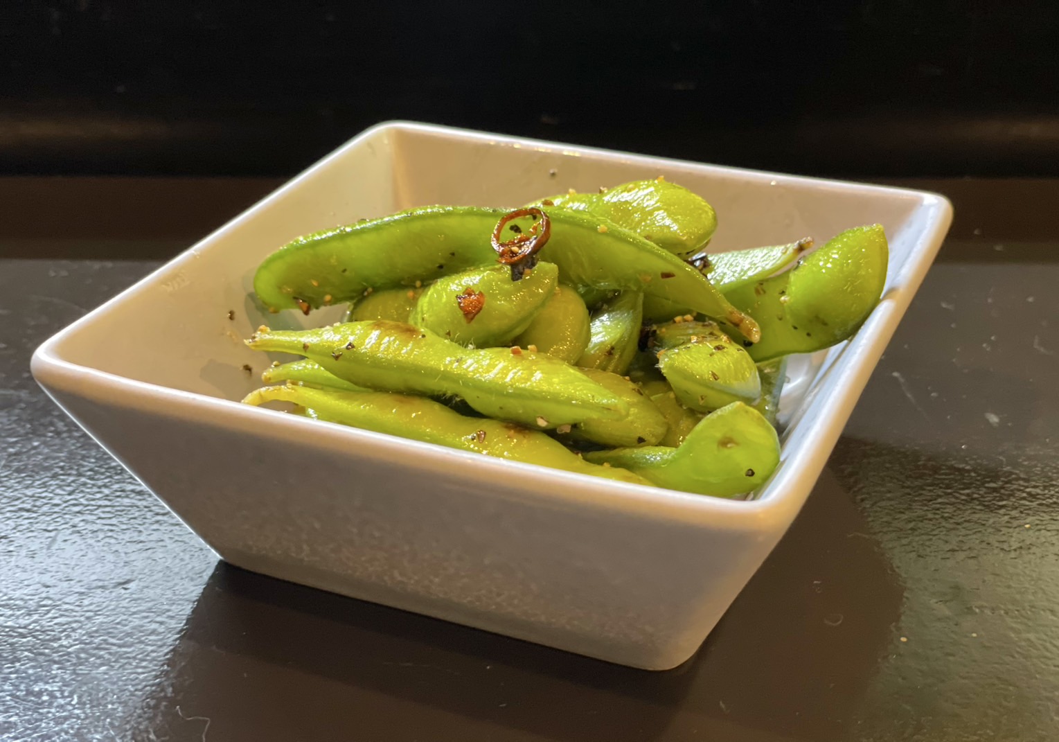 ペペロンチーノ枝豆の画像